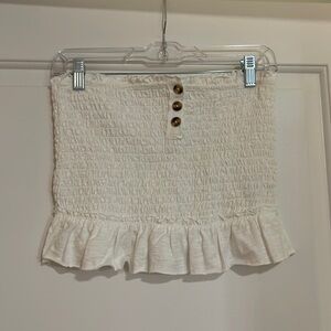 We The Free Cream Crop Top - Size M